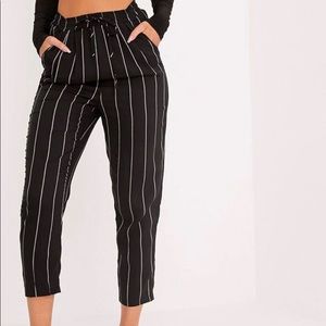 STRIPE CAPRI PANTS